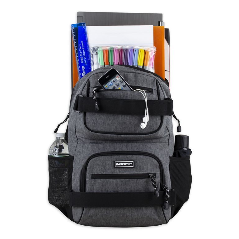 Eastsport Skatepark Laptop Backpack, Dark Gray photo 5