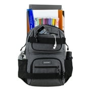 Eastsport Unisex Skatepark Laptop Backpack, Dark Gray