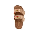 thumbnail image 6 of bebe Girl's Sandals – Adjustable Footbed Sandals with Cherry Charm, Flower Charm & Multi Charm Buckle Slides for Girls, 6 of 7