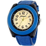 Sprout Eco-Friendly Corn Resin and Blue Organic Cotton Strap Watch