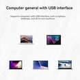 thumbnail image 2 of 2X USB to RJ45 LAN Ethernet Adapter 100Mbps USB2.0 Network Card for PC Laptop Desktop DVB Set Top Box Drive-Free Black, 2 of 7