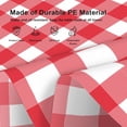 thumbnail image 3 of Mantel LIKAJON, 12 unidades, 137 x 274 cm, impermeable, rojo a cuadros, 3 of 7