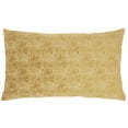 thumbnail image 1 of homeroots home decor 386157 Golden Distressed Gradient Lumbar Pillow, 1 of 1