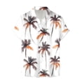 thumbnail image 4 of Mens Hawaiian Shirt Short Sleeve Button Down Shirts Tropical Floral Summer Beach Shirts,S-3XL, 4 of 7
