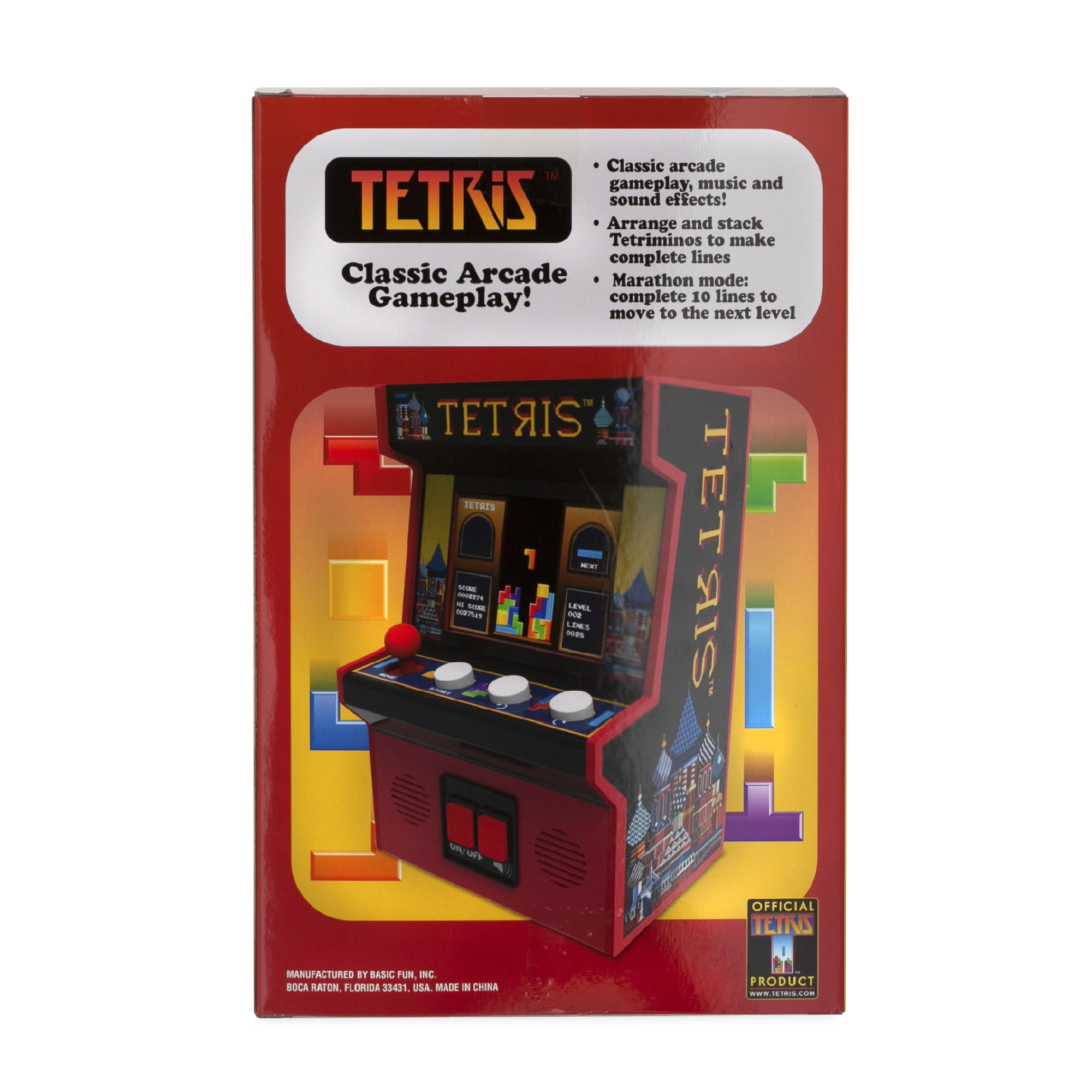 TETRIS Retro 80's Mini Electronic Arcade Classics Game Basic Fun Music Sounds for sale online 