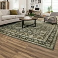 thumbnail image 3 of Oriental Weavers Andorra Area Rug 7125C Casual Green Rings Scrolls 10' x 13' 2" Rectangle, 3 of 3