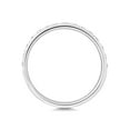 thumbnail image 3 of 18k White Gold 2.7mm Slight Court Comfort Half Eternity Diamond Wedding Band/Ring Brilliant Cut 0.32 Carat G - SI1, 3 of 3