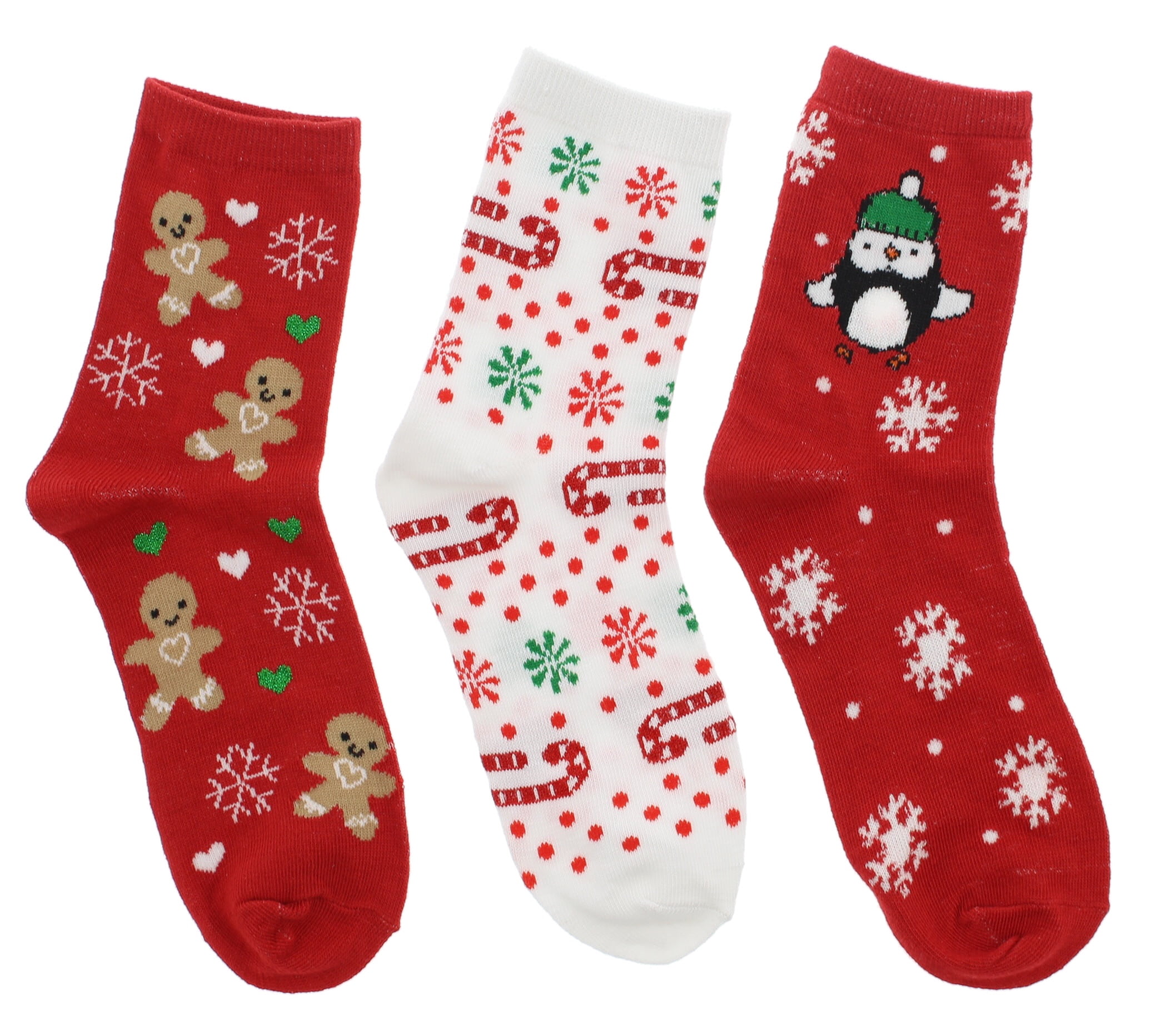 3 Pairs of CHRISTMAS Socks Variety of sizes