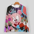thumbnail image 3 of Tiny Toons Looniversity Unisex Hoodies And Sweatpants Set Sweatshirts Jogger Pants Hooded Hoody Tracksuits Set Suit Winter Daily Adult Sweatsuit 2 Pcs, 3 of 9