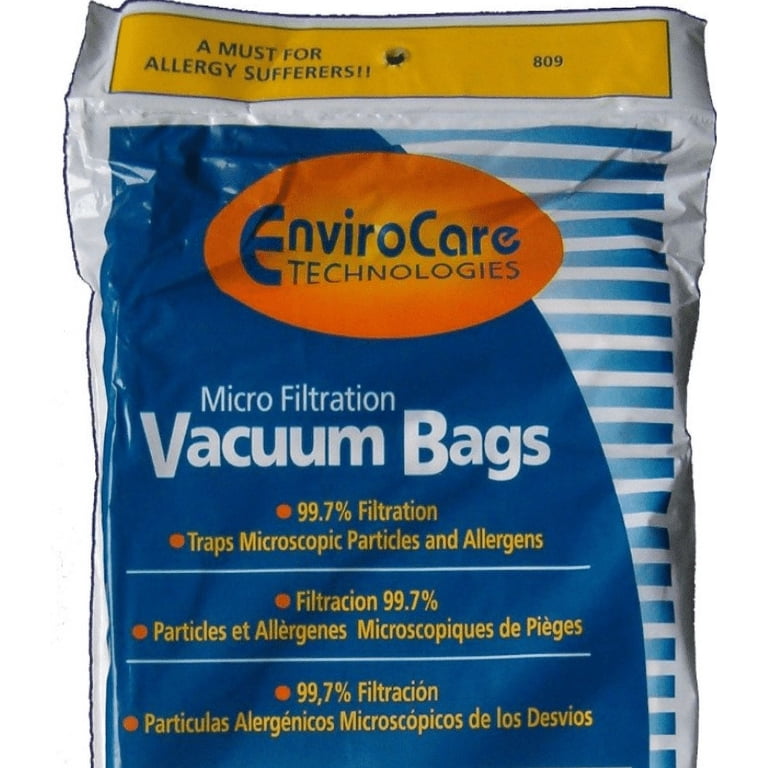 DVC Type A Vacuum Bags 3-Pack - HEPA Filtration For Hoover Convertible, Elite, Legacy & More Uprights