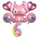 thumbnail image 3 of Globos de aluminio rosa de Lilo & Stitch de Disney, decoraciones para fiestas de cumpleaños de niños y niñas, globos inflables de helio, suministros para fiestas de bricolaje para baby shower, 3 of 5