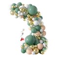 thumbnail image 1 of Globos de látex perfecl decoraciones para fiestas 114 piezas Verde, 1 of 8