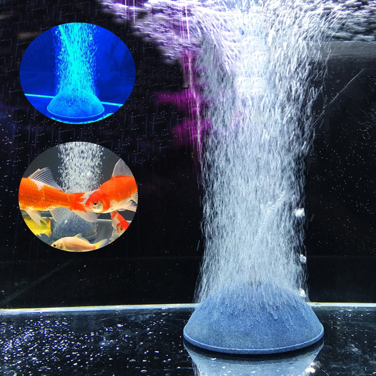 Aquarium Bubble Air Stone Aerator Diffuser Fish Tank Pump
