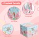 thumbnail image 4 of Joyero Musical Timcorr para Niña con Muñeca de Princesa Giratoria Estuche de Almacenamiento Rosa 2 Niveles Caja de Música Lago de los Cisnes, 4 of 7