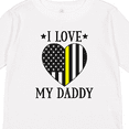 thumbnail image 4 of Inktastic Dispatcher Daddy Gold Line Emergency Boys or Girls Long Sleeve Toddler T-Shirt, 4 of 5