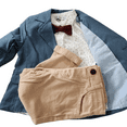 thumbnail image 4 of Infant and Toddler Boy's 3-Piece Suit with Fully LIned Jacket, Pants and Button Up Shirt, 4 of 9