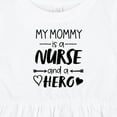 thumbnail image 4 of Inktastic My Mommy is a Nurse and a Hero Girls Baby Dress, 4 of 5
