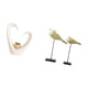 thumbnail image 5 of Figura de escritorio,Decoración de escritorio con forma de corazón para oficina o hogar,Estatuas de pájaros,Estatuas de pájaros de madera para decoración del hogar,decoraciones de, 5 of 8