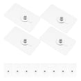 thumbnail image 4 of Milisten 12PCS Invisible Traceless Screw Stickers Punch Free Wall Picture Hook Drywall Picture Hanging Kit for Picture Photo Frame Hanging (Exposed 8mm), 4 of 6