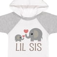 thumbnail image 4 of Inktastic Little Sister Elephant Girls Baby Bodysuit, 4 of 5