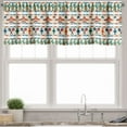 thumbnail image 3 of Ambesonne Mexican Valance & Curtain, Native Cultural Borders, 55"x24", Multicolor, 3 of 7