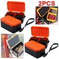 thumbnail image 1 of Caja Cebo Vivo Pesca Doble Capa 2 Uds. Con Cuerda Lombriz Tierra Almacenamiento Roja, 1 of 8
