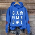 thumbnail image 2 of Women's Rugby Print Hooded Sweatshirt For Casual Wear Sports Activities And Everyday Comfortable Style, 2 of 3