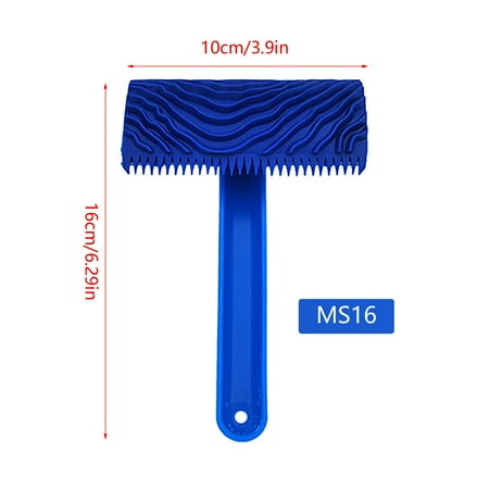 

yegeUY 50% off Clear! Wood Grain Texture Pattern DIY Texture Painting Tool Wood Grain Painting Tool