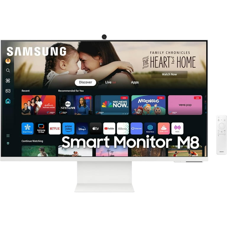 Samsung 32-Inch M8 (M80D) 4K UHD Smart Monitor with Streaming TV