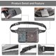 thumbnail image 3 of 2-pack Waterproof Phone Pouch Ipx8 Waterproof Bag Adjustable Fanny Pack For Beach Swimming Snorkeling, 3 of 5