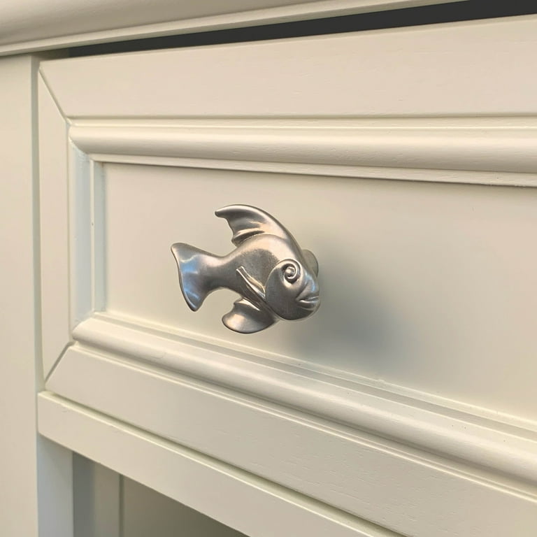 Fish Drawer Pull and Knobs- Fish Handles, Ocean Theme Drawer Pulls and  Knobs, Coastal Drawer Pulls, Nautical Drawer Pulls, Sea Life Cabinet Pull