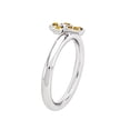 thumbnail image 2 of 1/10 Carat (CTW) Croix Citrine Bague en argent sterling, 2 of 4