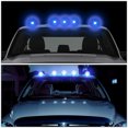 thumbnail image 4 of DNA Motoring CBL-DR94-CH-B For 1994 to 1998 Dodge Ram 1500 2500 3500 BR 5 X LED Cab Roof Top Lights (Chrome Housing Blue LED) 95 96 97, 4 of 4