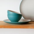 thumbnail image 5 of Noritake Colorwave Turquoise 12-Piece Coupe Dinnerware Set, Service for 4, 5 of 7