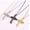 Black Gold, variant on High Quality 14K Yellow Gold Funeral Cremation Cross Pendant Urn Necklace for Ashes Memorial Jewelry
