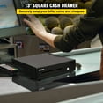 thumbnail image 2 of VEVOR Cash Register Drawer, 13" 12 V, for POS System with 4 Bill 5 Coin Cash Tray, Removable Coin Compartment & 2 Keys Included, RJ11/RJ12 Cable for Supermarket, Bar, Coffee Shop, Restaurant, 2 of 9