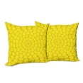 thumbnail image 6 of Ambesonne Yellow Throw Pillow Cover 2 Pack, Corn Brick Abstract Art, 16", Yellow, 6 of 6