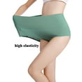 thumbnail image 4 of GaaiKei 6 Pack Women's High Waist Cotton Underwear Soft Brief Panties Regular and Plus Size 7, 4 of 7