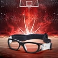 thumbnail image 3 of Gafas de baloncesto de entrenamiento de baloncesto profesional, Correa elástica ajustable Gafas de seguridad Gafas para niños Adultos Golf Rugby Negro Macarena Gafas de baloncesto, 3 of 7