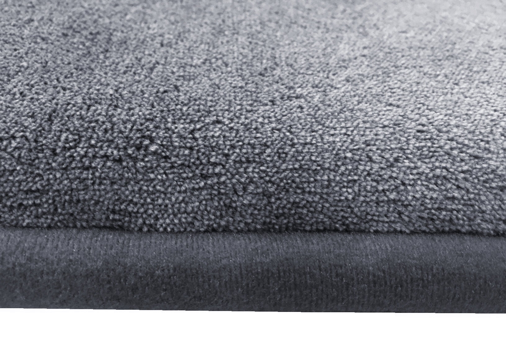 48"x30"x1.1" Memory Foam Coral Fleece Gray Mat Bed with Waterproof Anti Slip Bottom for Dogs