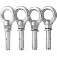 thumbnail image 3 of Expansion Screw Bolts, Anchor Bolt Hooks,Hollow Wall Anchors,304 Stainless Steel M8 Lifting Eyebolt With Screw Round Ring Hook Nut&Washer for Hanging Heavy Object(1Pcs)(Length:120mm,Thread Diameter:M8, 3 of 5