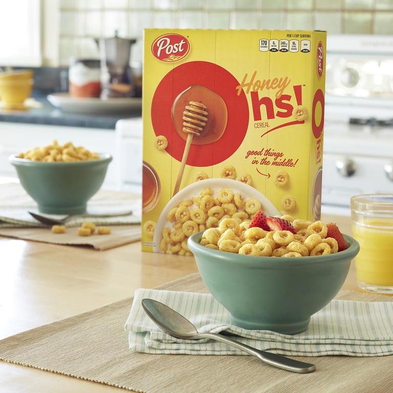 Malt-O-Meal Golden Honey O's Breakfast Cereal, Crunchy 30 oz