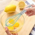 thumbnail image 4 of Stainless Steel Silicone Whisk - Durable Hand Mixer for Eggs, Cake Batter, Pancakes, Sauces & Cream - Dishwasher Safe Easy Clean Kitchen Tool with Hanging Loop, 4 of 5