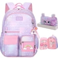 thumbnail image 1 of Mochila para niñas Rainbow School Elementary con estuche para lápices, 1 of 7
