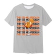 thumbnail image 3 of Ceisia Men's Tshirt Loose Fit Short Sleeve Vintage Graphic Letter Print Summer Fall Tee Tops Oversized Streetwear Gray XL Gifts, 3 of 4