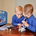 thumbnail image 4 of 58-Piece Kids Microscope Kit - 100X-1200X Magnification, Metal Body, LED Light, Carrying Box - Science Experiment Toy for Kids Ages 5-12, 4 of 9