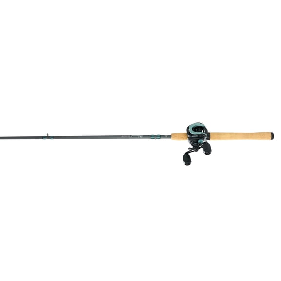 Shakespeare Excursion Baitcast Fishing Combo, 7' Medium Heavy Rod, Left-Handed Reel