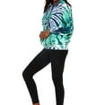 thumbnail image 2 of Pure Essence Tie Dye Long Sleeve Fleece Pullover Hoodie for Women, 2 of 6