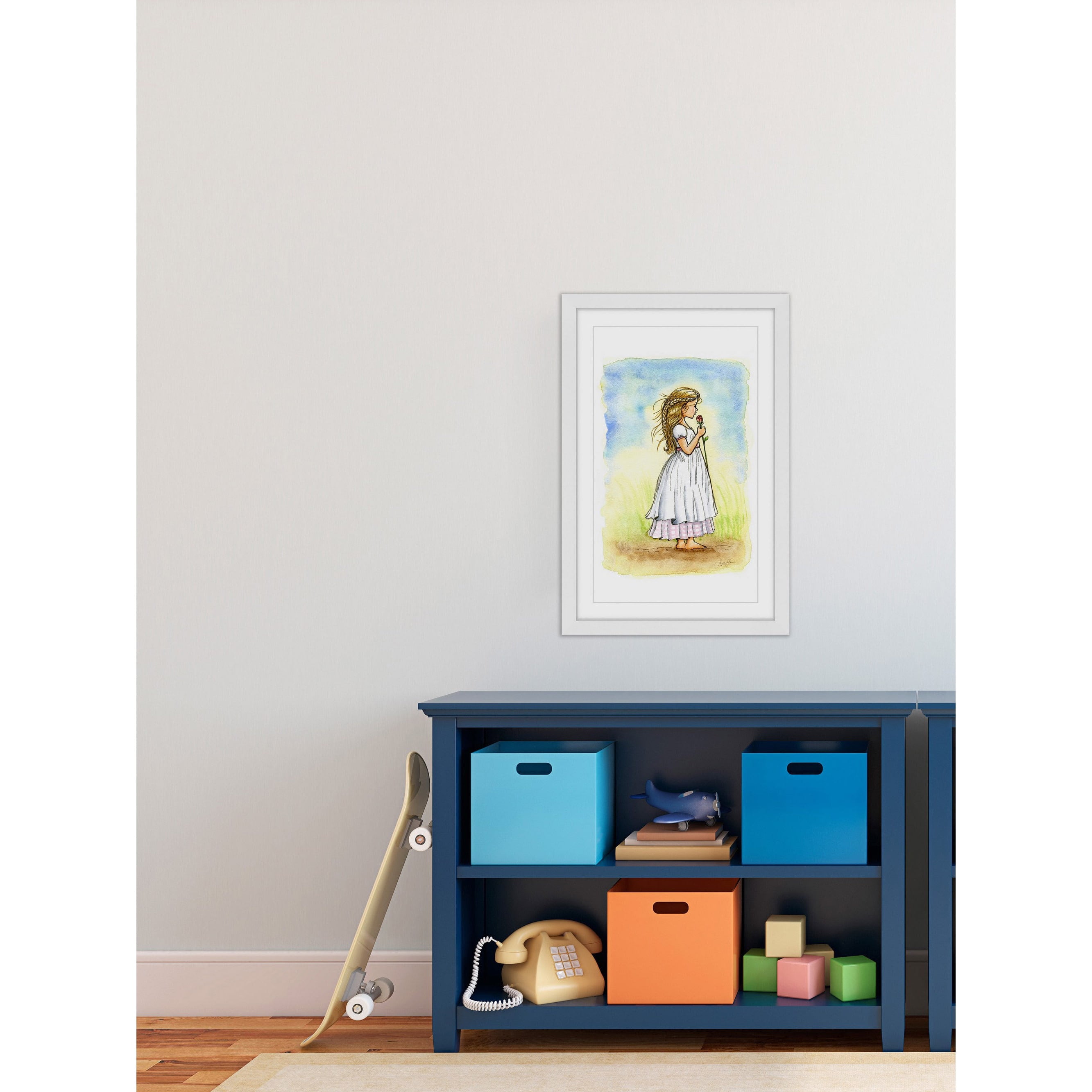 Marmont Hill "Rose Girl" by Phyllis Harris Framed Painting Print