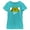 Tahiti Blue, variant on Girl's Dr. Seuss Grinch Eyes Graphic Crop T-Shirt
